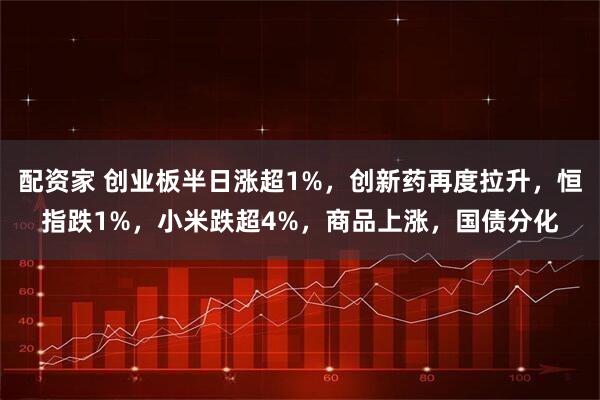 配资家 创业板半日涨超1%，创新药再度拉升，恒指跌1%，小米跌超4%，商品上涨，国债分化